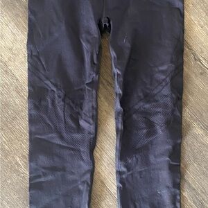 Fabletics High-Waisted SculptKnit Open Work Legging - Black - L